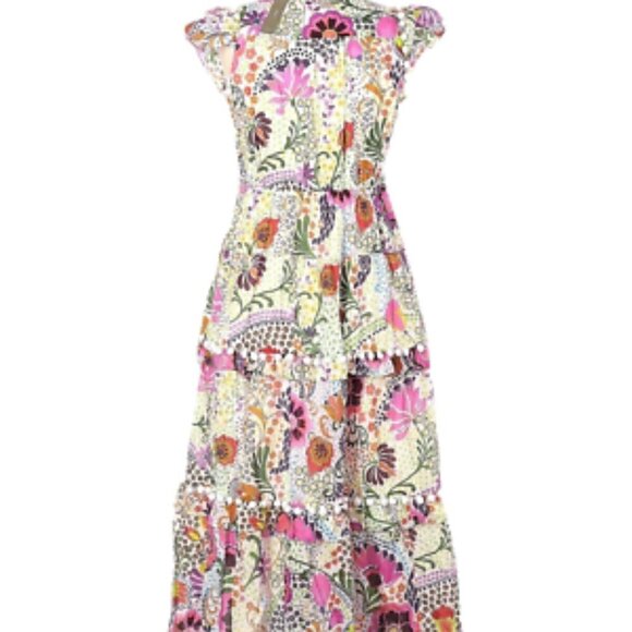J. Crew Pom-pom dress in Ratti® retro floral Size 4